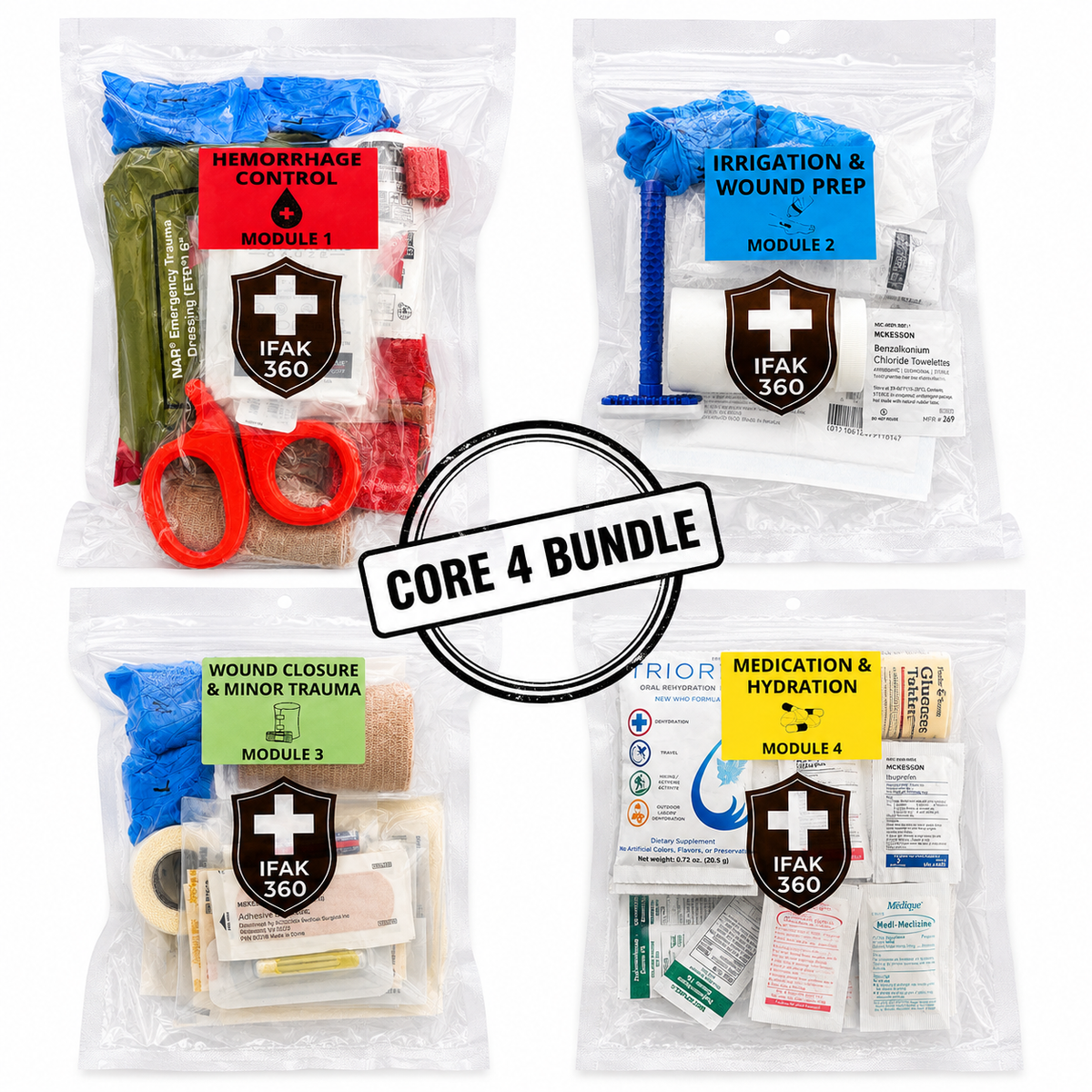 The Core 4 (Complete Trauma/Medical Kit)