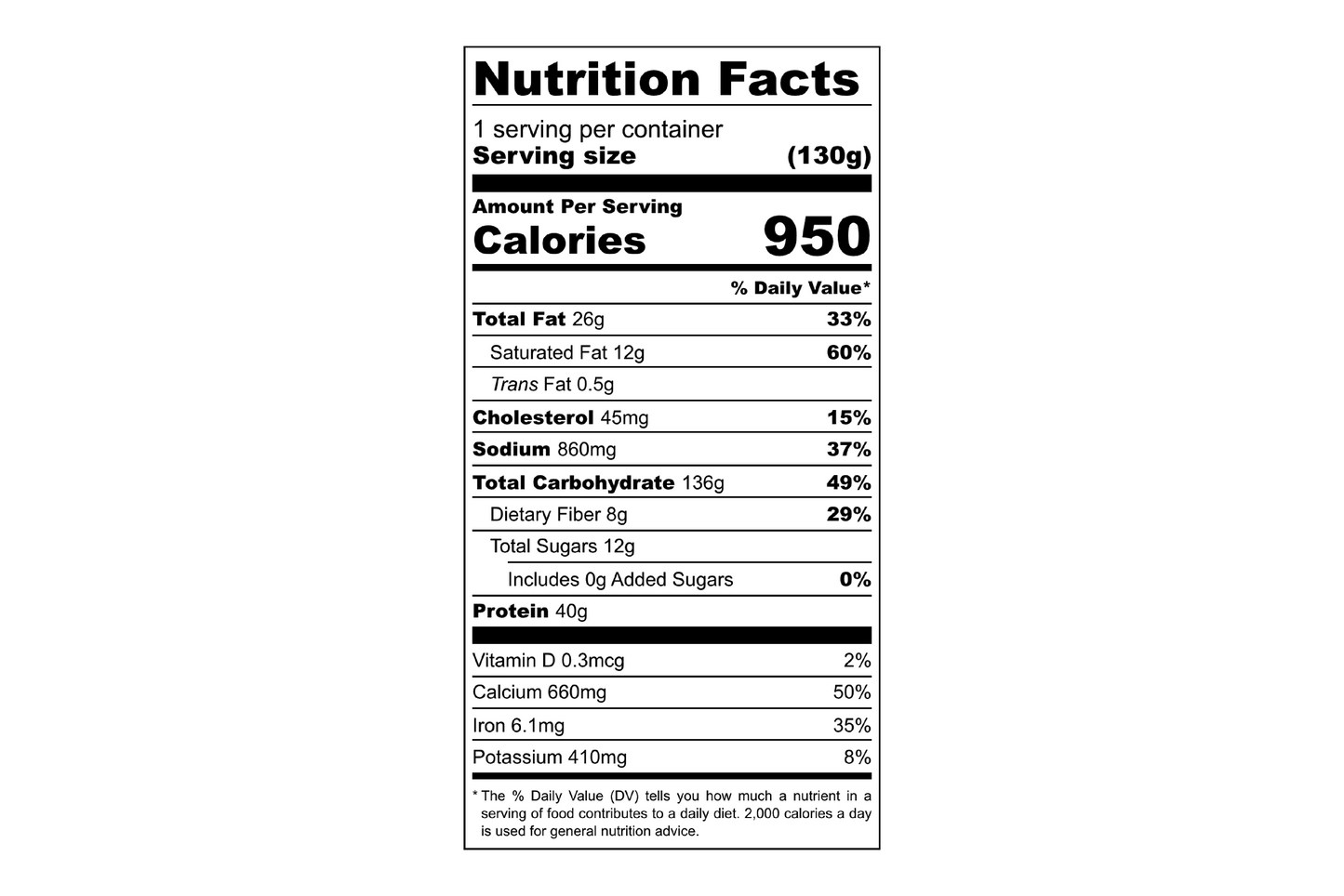 Chicken Pasta Primavera Meal