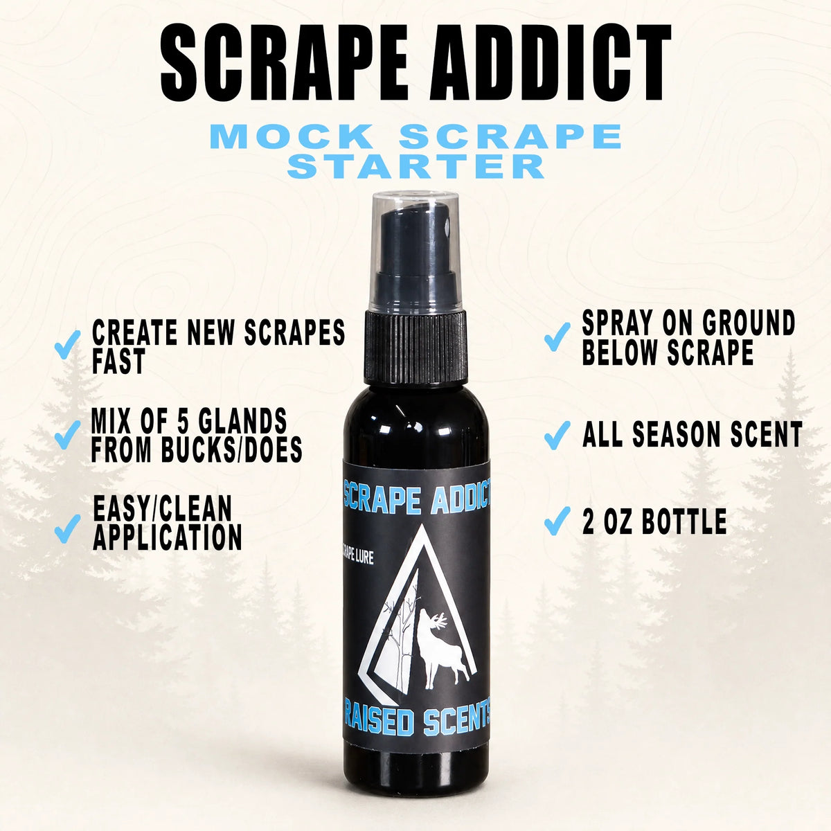 Scrape Addict | 5 Glands from bucks and does